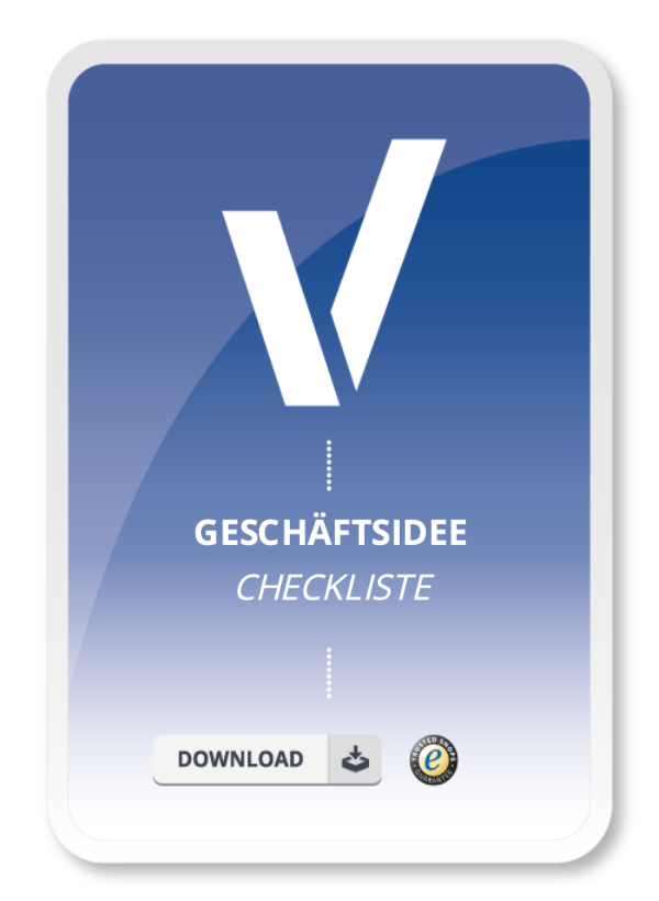 Produktbild für eine Geschäftsidee Checkliste zum Sofort-Download.