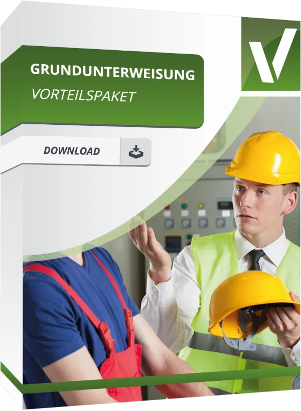 Produktbox eines Vorteilspaketes Grundunterweisungen zum Sofort-Download.